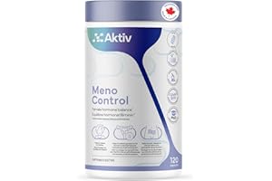 Aktiv Meno Control – Menopause Support Supplement with N-Acetyl-L-Cysteine | Eases PMS, Hot Flashes & Menopause Symptoms | GM