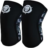 Knee Sleeves (1 Pair), 7mm Compression Knee Braces for Squats,Weightlifting,Powerlifting,Cross Training for Men &amp; Women (Large)