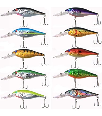 Lot De Leurres Pêche – Crankbait, Jerkbait, Spinner, Cuillère – Occasion à Choisir