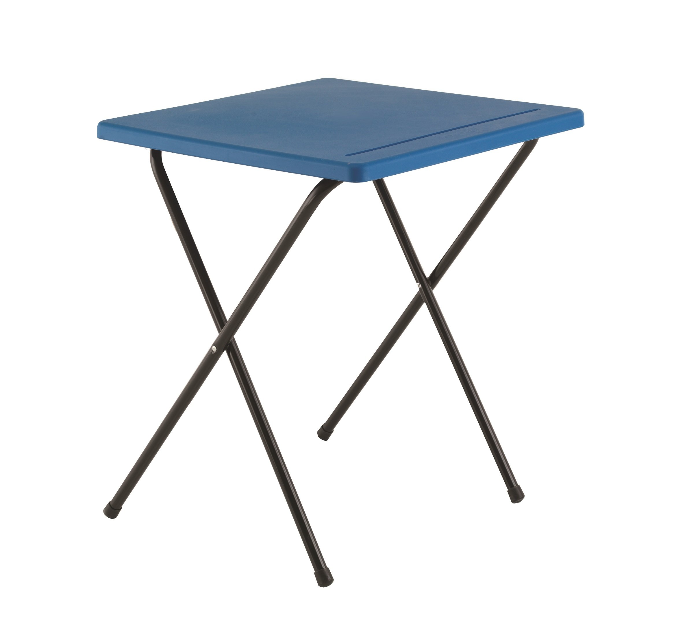 Office Hippo Home Working or School Folding Desk, Plastic, Blue, 60 x 60 x 72 cm