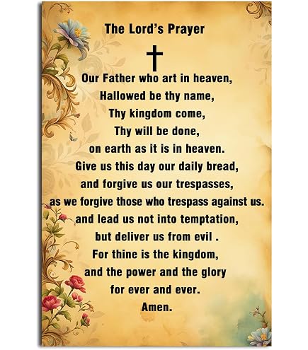 Amazon.com: The Our Father - Classroom Poster 12