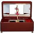 Ballerina Music Box Wine Swan Lake Pink Doll