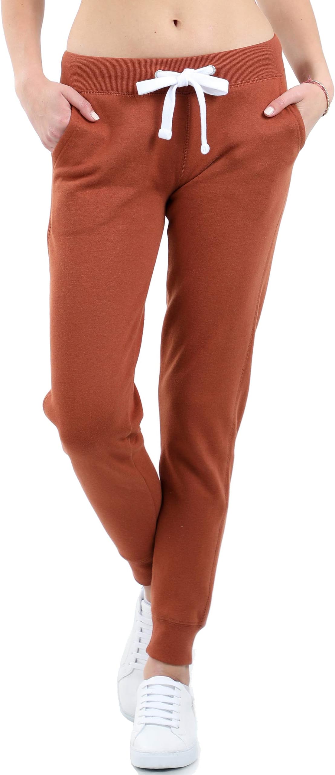Women's Ultra Soft Fleece Basic Midweight Casual Solid Jogger Pants