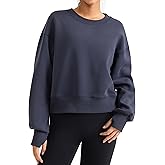 Colorfulkoala Velvra Modal Fleece Lined Pullover - Women's Soft & Warm Lounge Sweatshirt, Stylish Winter Tops