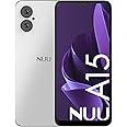 NUU A15 Cell Phone 4GB + 128GB, Compatible with Mint, Metro, T-Mobile, Qlink and More, Perfect for Teenagers, Dual SIM 4G, Octa-Core Helio G36 2.2GHz 6.5" HD+, Android 13, White, US Warranty