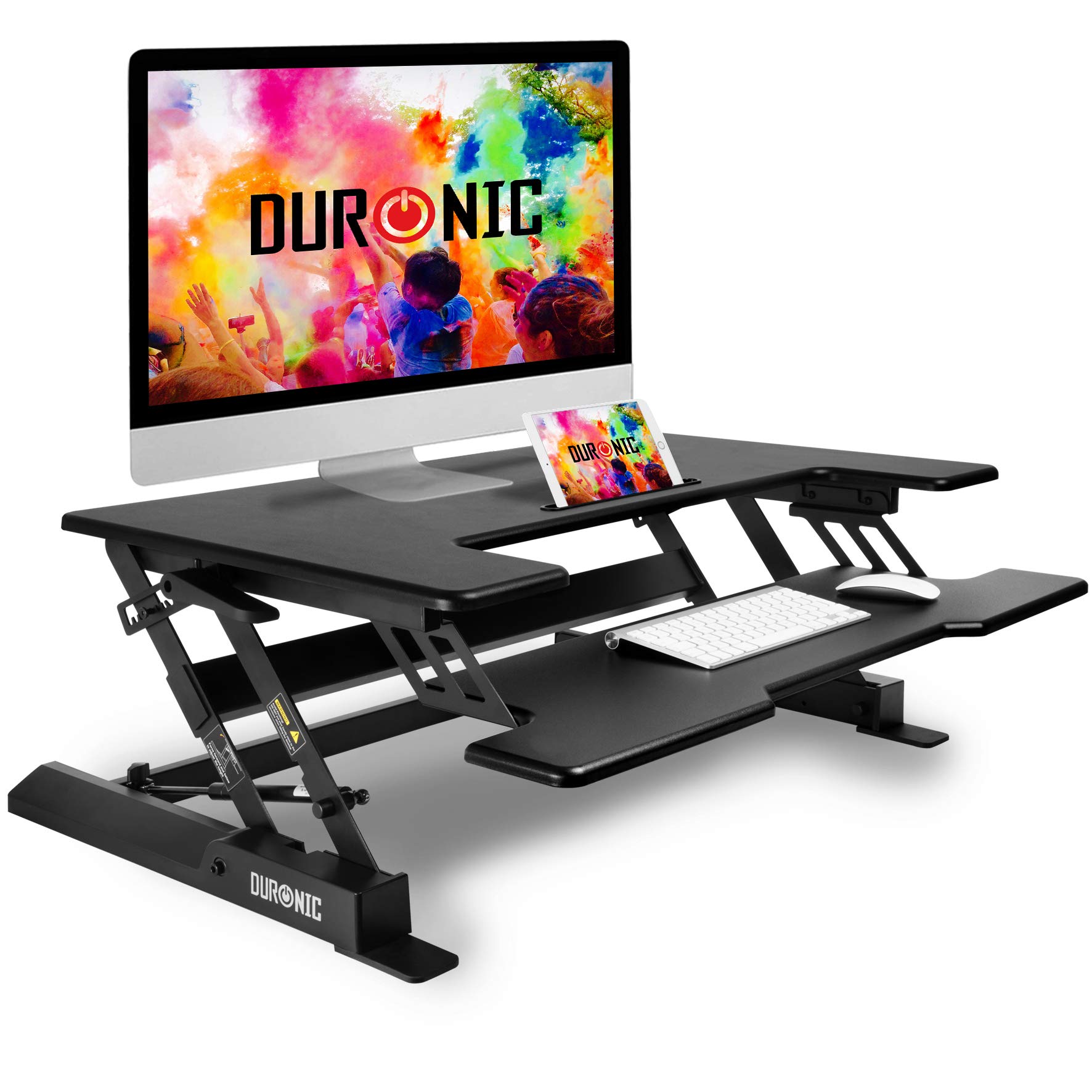 Duronic SitStand Desk DM05D1 [BLACK] Height Adjustable Office