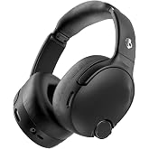 Skullcandy Crusher 1080 ANC Headphones with Sound by Bose - True Black | Refined Crusher Bass, Over-Ear, Adaptive Active Noise Cancelling, Bose SpeechClarity, Spatial Audio, All-Day Comfort, Travel