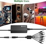 Gonine 12V 5A 60W Power Supply Adapter w/ 8-Way Splitter Cable for CCTV Cameras view 3