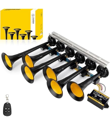Amazon.com: BASURI® Musical Air Horn | 12/24 Volt | 130 DB