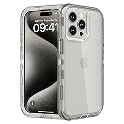 Follaroma for iPhone 15 Pro Case, Heavy Duty