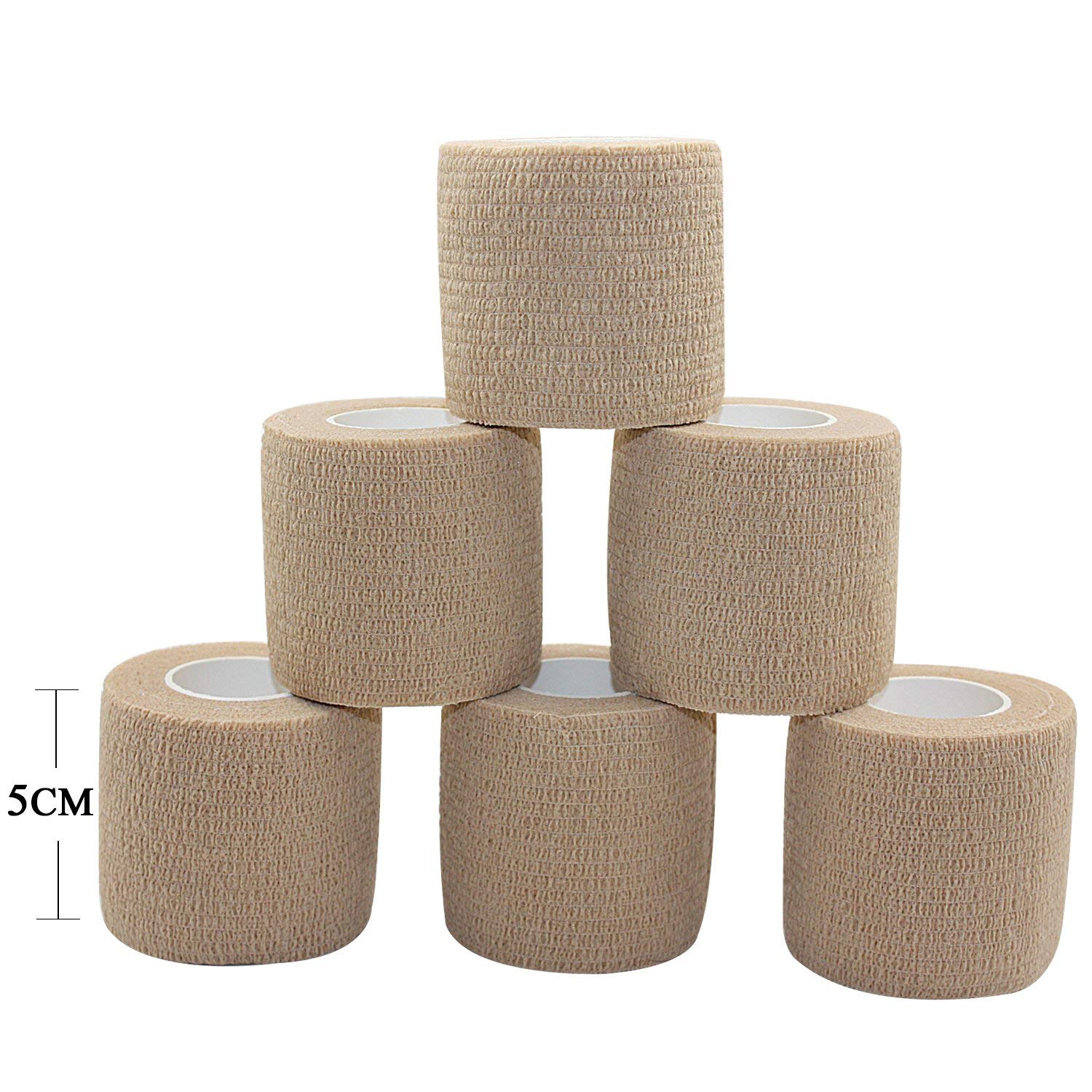 NT First Step Cohesive Bandage 5cm x 4.5m (Skin, Box of 12)