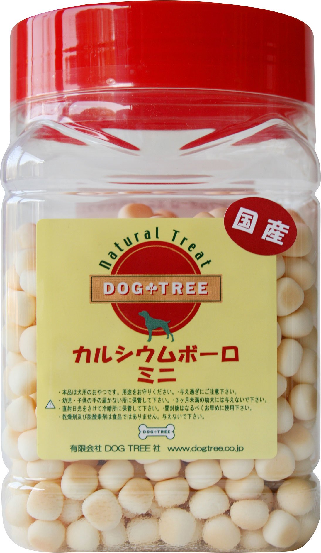 犬用おやつ カルシウムボーロ ミニ ボトル ドッグツリー dogtree 220グラム (x 1)商品画像
