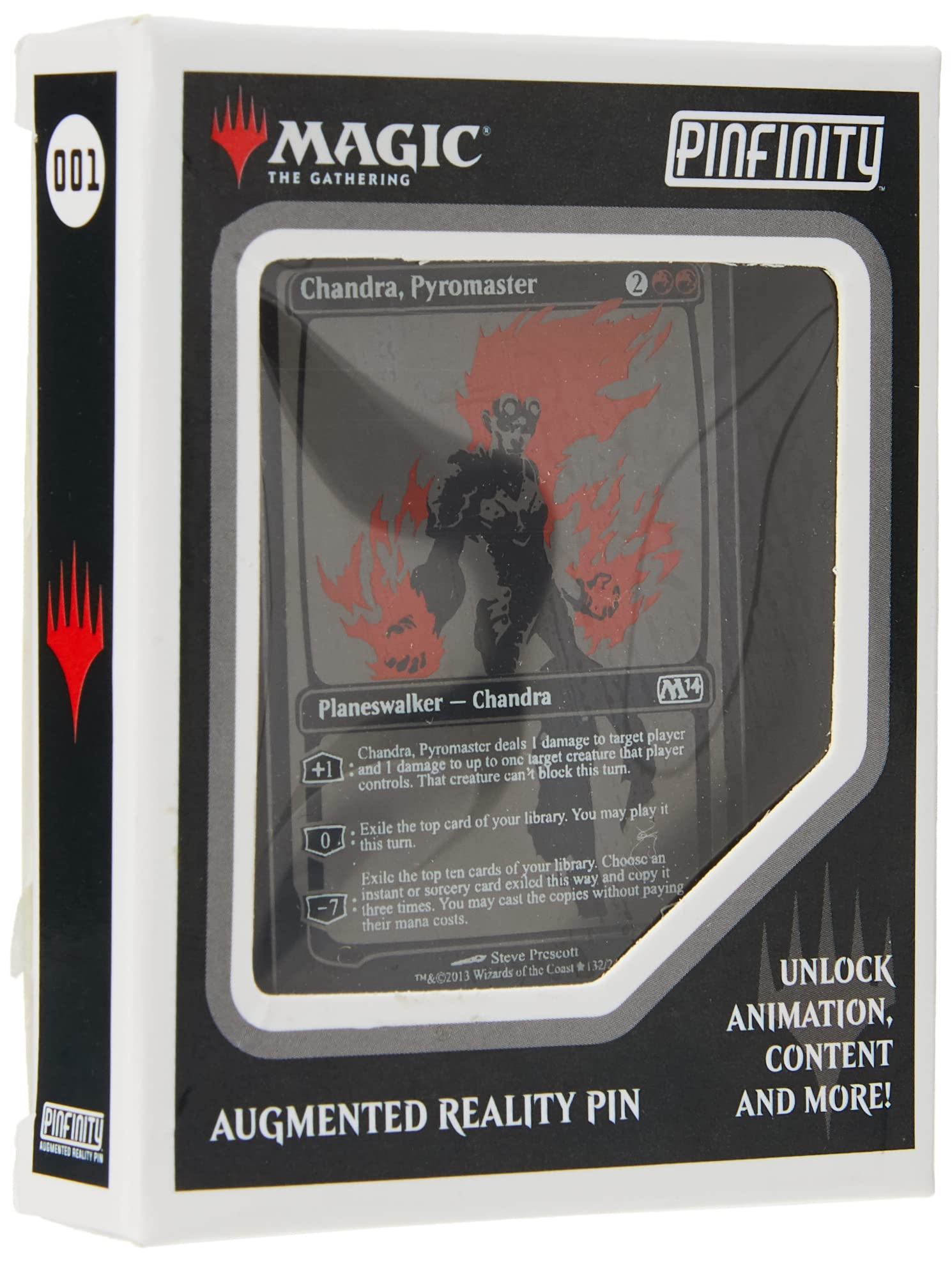 Pinfinity Magic the Gathering - Chandra Pyromaster Augmented Reality Pin