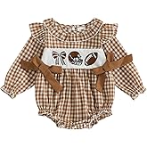 FYBITBO Baby Girl St Patricks Day Outfit Lucky Charm Smocked Bubble Romper My First St Patricks Day Onesie Newborn Clothes