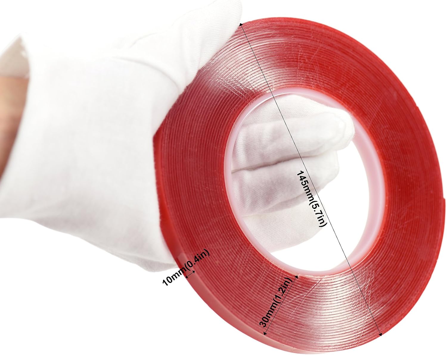 FiveSeasonStuff Multi-Purpose Strong Double Sided Adhesive Acrylic Tape 10 Metre 1mm x 10mm No Residue & Waterproof - Image 4
