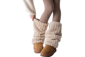 MANGMAO Fuzzy Leg Warmers Y2k Fairy Grunge Fur Leg Warmers Women Fluffy Cute Stocking Socks Aesthetic Accessories