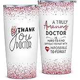 Cwutoba Doctor Gifts for Women, Thank You Gifts for Doctors Female, Doctor Appreciation Day Gift, Christmas Gift Ideas for Doctors 20 oz Stainless Steel Tumbler