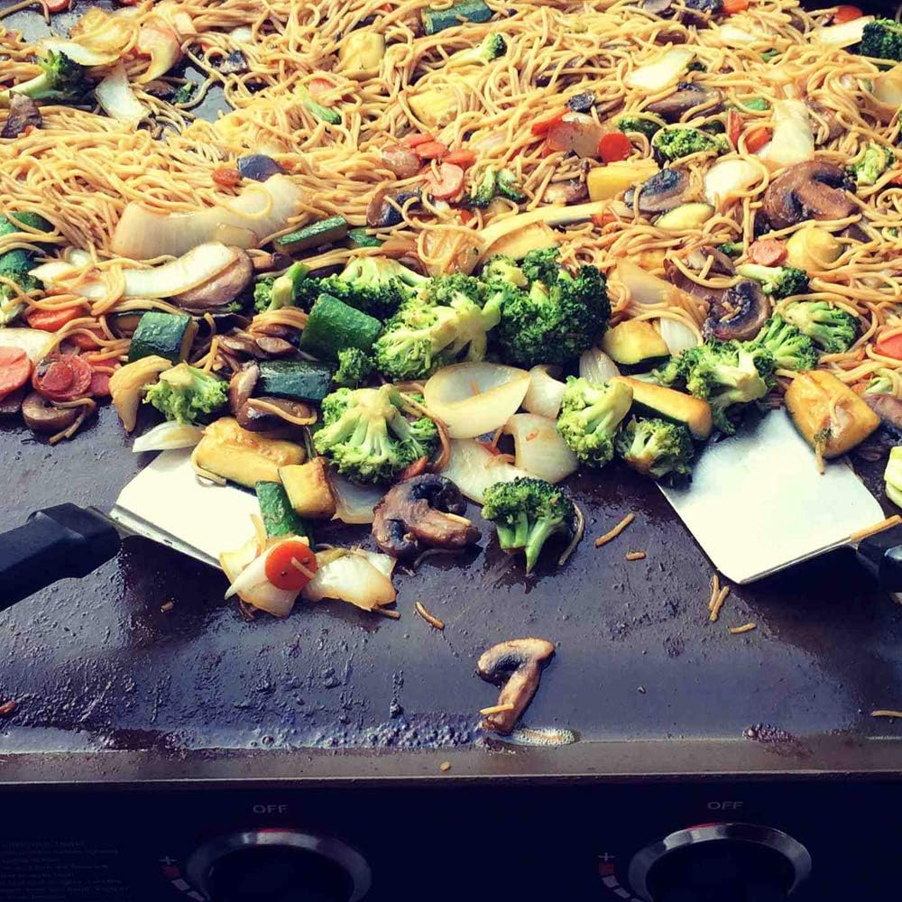 Aoocan Griddle Accessories Set, Flat Top Griddle Accessories, Grill Griddle Tools Cooking Kit with Heavy Duty Stainless Steel Scraper Spatula- Great for Flat top Cooking, Camping, Outdoor BBQ : Garden & Outdoor