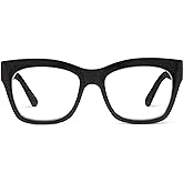 Peepers womens Shine on Square Blue Light Blocking Reading Glasses