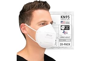 ACCUMED BNX KN95 Face Masks Made in USA (Adult Large, Adult Medium, Kids Small) (Earloop) (Model: E95/E95M/E95S)
