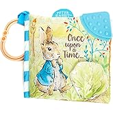 KIDS PREFERRED Peter Rabbit Soft Book with toy, Teether and Crinkle, 5 Inches