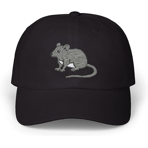 Rat hat, Embroidered Unisex Baseball hat, Rat Hats for Men