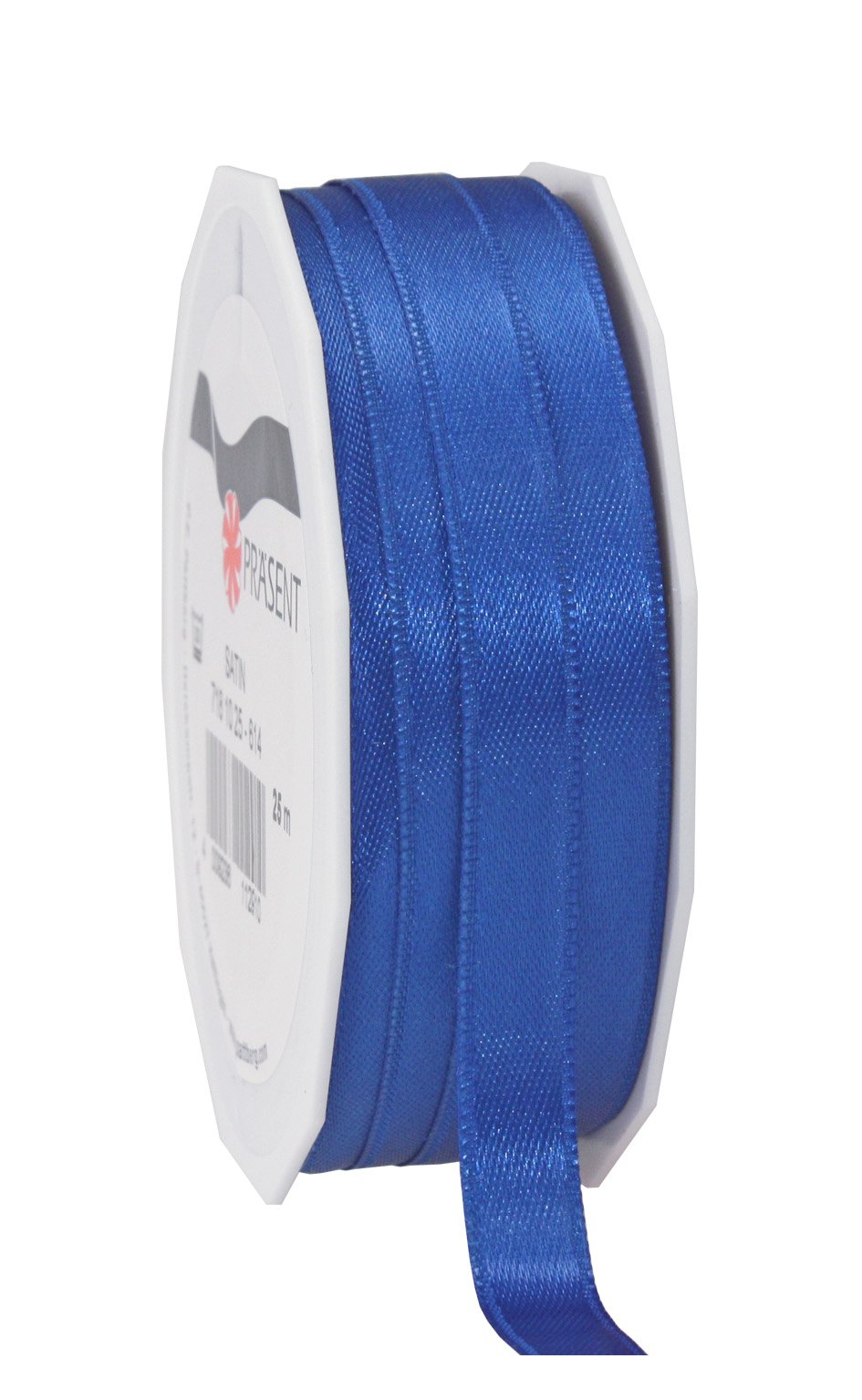 C.E. Pattberg SATIN royal blue gift ribbon, 27 yards for Wrapping Gifts, 0.39 inches width, Ribbon for Decorating & Crafting, Decorative Ribbon for Gifts, for every occasion