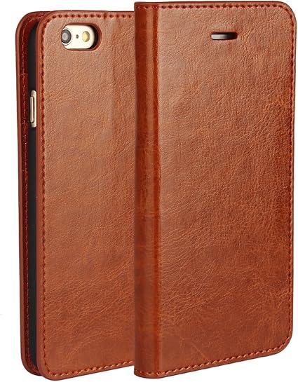 Amazon Eastwave 携帯かばー Iphone 6s ケース レザー Iphone6sケース ビジネス 縦 リング付き 6s マグネットなし フリップケース オシャレなiphone6sケース Iphone6 ケース 手帳 革 サイドマグネットベルトなし スマホケース 6s 手帳型 型押しマグネット無し 手帳