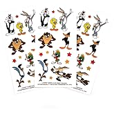 Paper House Productions Looney Tunes Stickers, Bugs Bunny, Tweety &amp; Friends | Pack of 3 2" x 4" Sticker Sheets, Officially Licensed, Acid and Lignan Free, Archival Quality, For Scrapbooks and Crafts