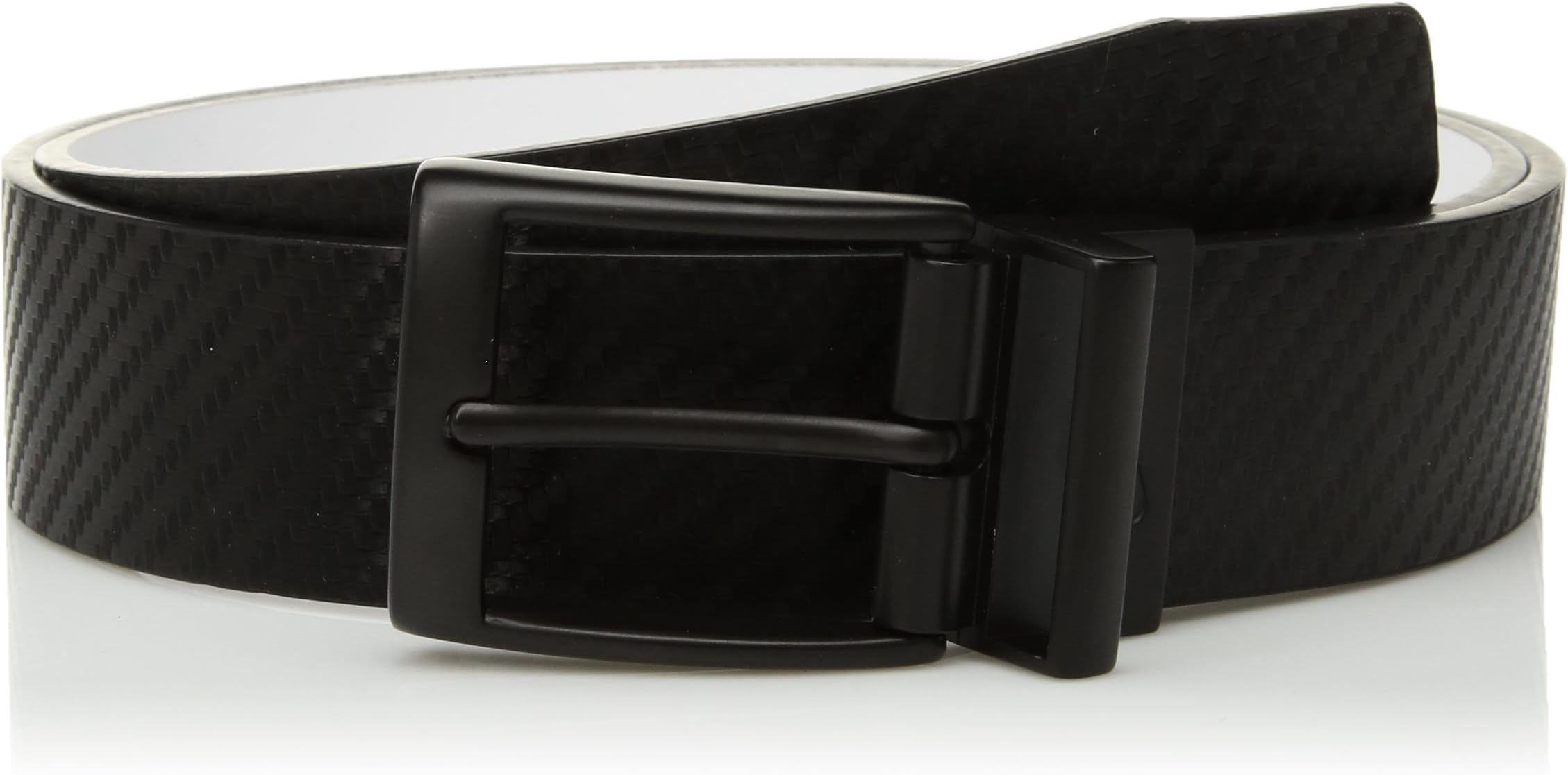 Men's Carbon Fiber-Texture Reversible Belt