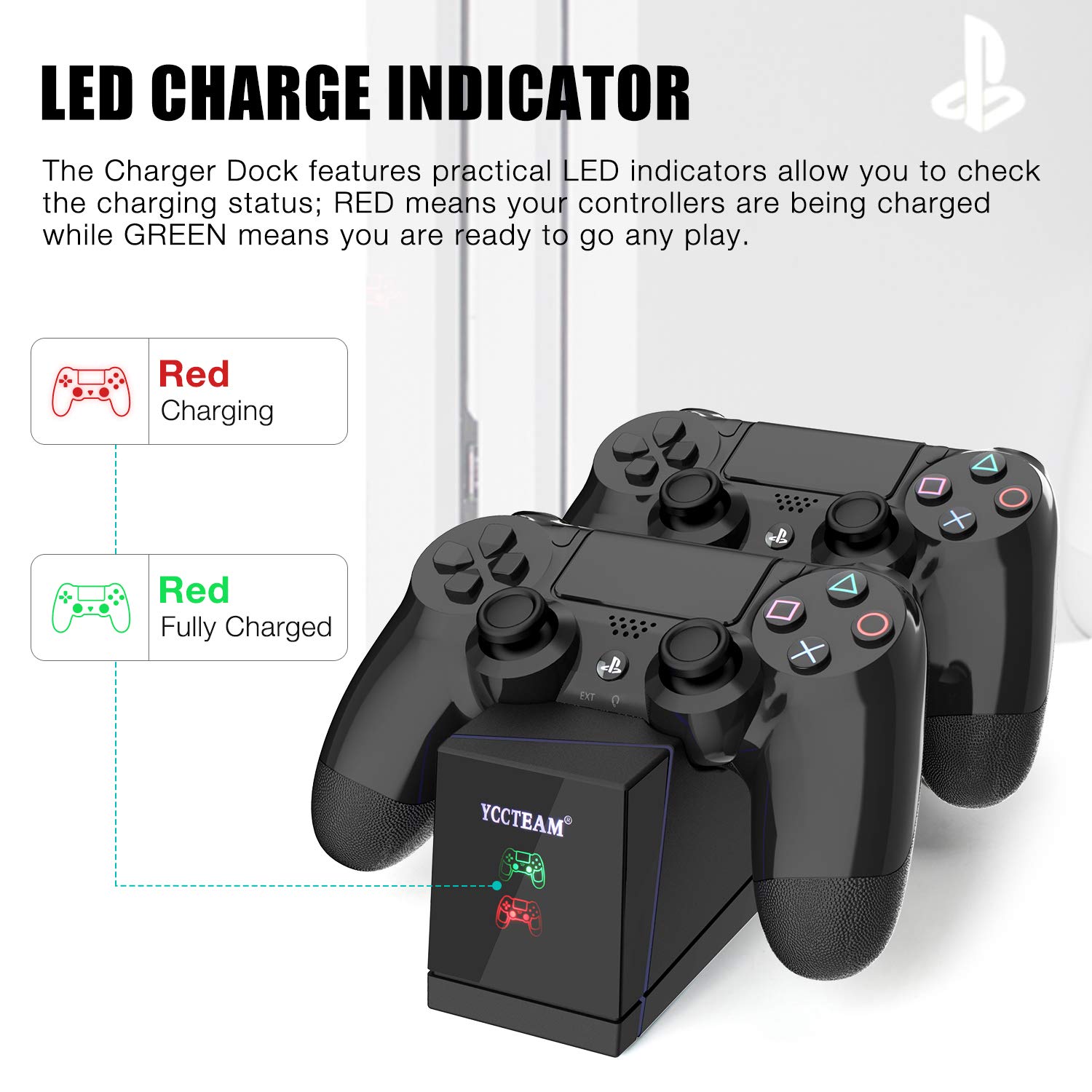 PS4 Controller Charger ps4 charging station ps4 charging dock playstation 4 controller charger playstation 4 charging dock playstation 4 controller charger playstation 4 accessories