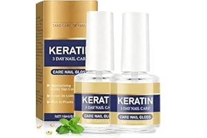 Keratin Nail Treatment Strengthening Oil 3 Days Nail Care - Keratin for Damaged Dry & Brittle Nails, Fast Hydration & Intensi