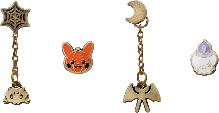 Amazon ポケモンセンターオリジナル ピアス4個セット Halloween Parade 15 おもちゃ雑貨 おもちゃ