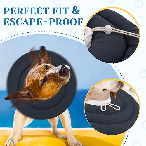 PAWFUN Soft Dog Cone Alternative After Surgery, Comfortable Dog