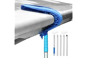 Rvingpro RV Awning Cleaner, Bendable Mop-Head, Hyper-Absorbent Pad, Extendable Pole, Non-Slip Handle, with 2 Magic Erasers for RVs, Campers, Trailers, Trucks