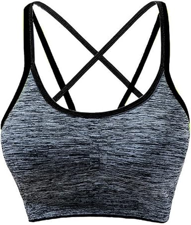 yoga tops with bra support