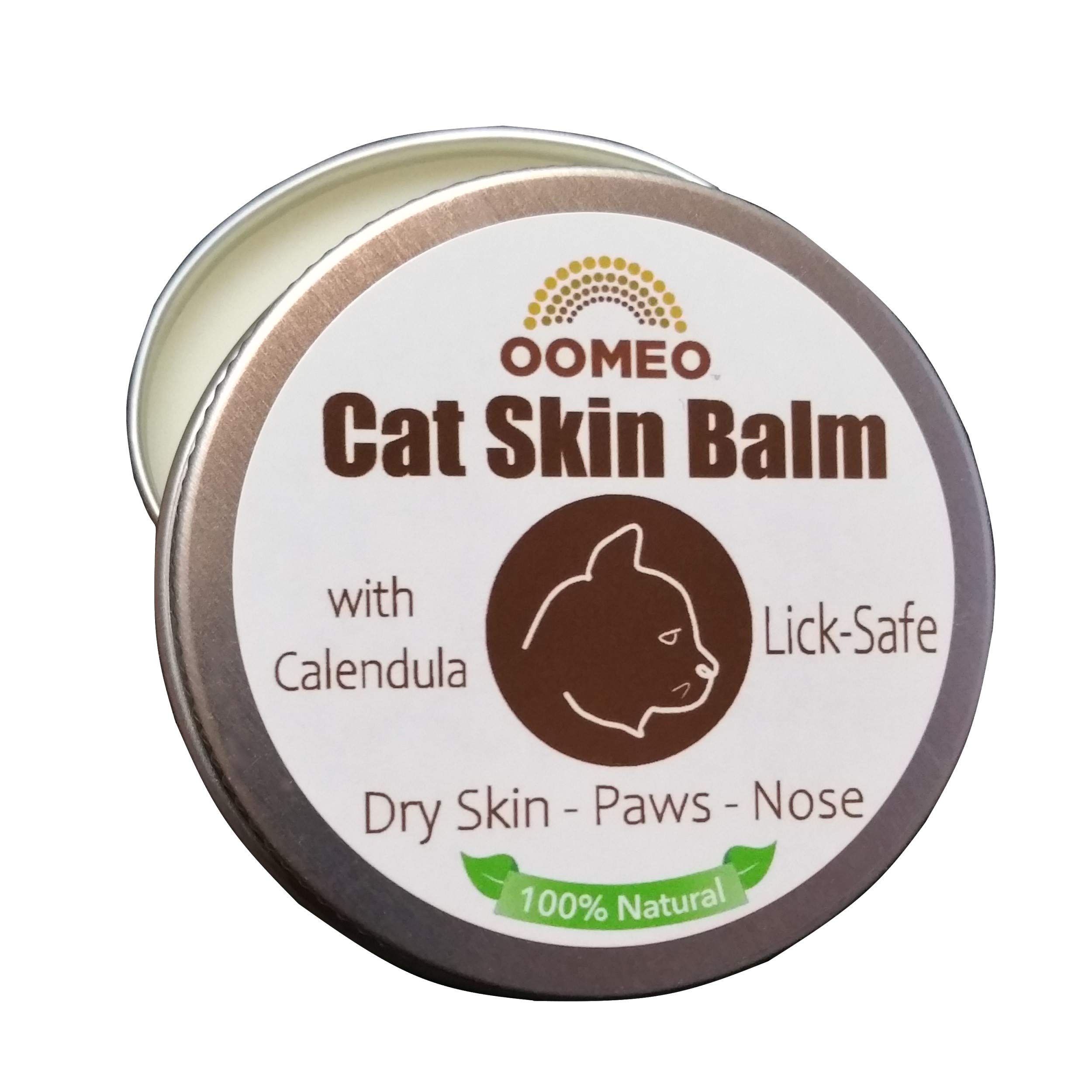 OOMEO Cat Skin Balm - Moisturising, Unscented, Lick-safe - 100% natural - As good as any cream