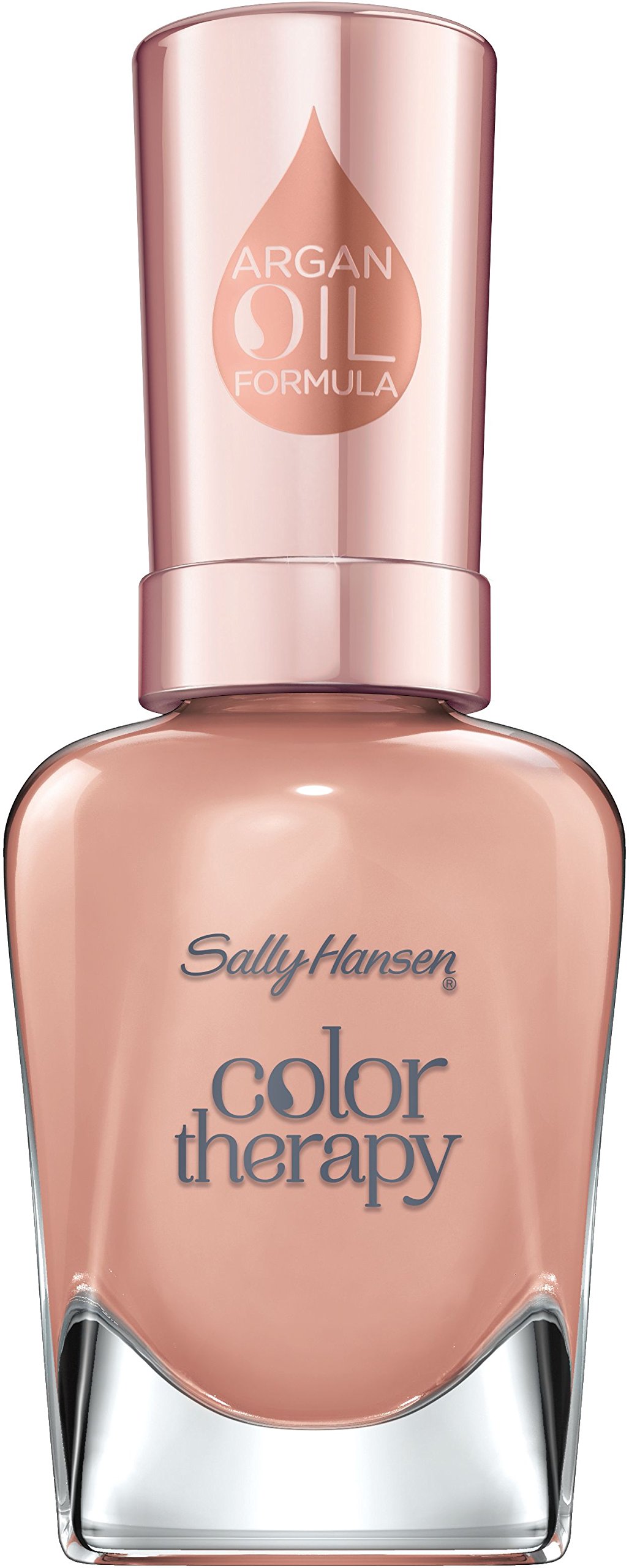 Sally Hansen Color Therapy Nail Polish 484 Warm and Toasty Super Nourishing Warm Beige Nude Rose 15g