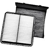 J1YL2C Engine & Cabin Air Filter Compatible with Subaru Forester (2009-2018), Impreza (2008-2016), XV Crosstrek (2013-2015), 