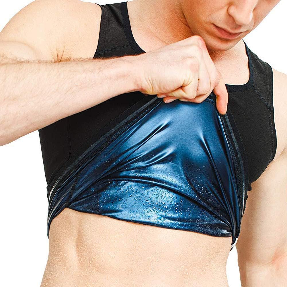 Watkings Sauna Vest, Women Men Advanced Body Weight Loss Sauna Vest, Hot Sweat Body Shaper Yoga Vest, Breathable Quick-drying Slimming Top