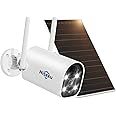 Hiseeu 4MP Solar Battery Powered Security Camera Wireless 2.5K, 2-Way Audio Rechargeable Outdoor WiFi Camea,Color Night Vision, Spotlight/Siren Alarm, Motion Detect, SD/Cloud Storage, Work with Alexa