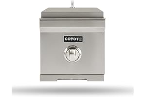 COYOTE OUTDOOR LIVING Coyote Built-In Single Side Burner, Propane Gas - C1SBLP