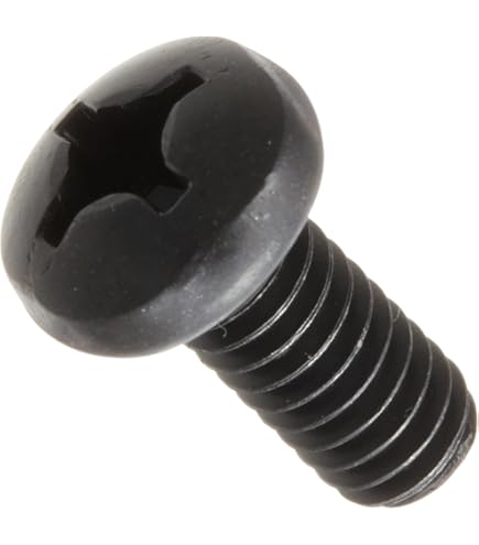 Small Parts 1016MTPBZ Steel Pan Head Machine Screw, Black Zinc Plated