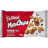 Festival Mini Chips Bite-Size Chocolate Cookies, 9.88 oz (8 Snack Packs)