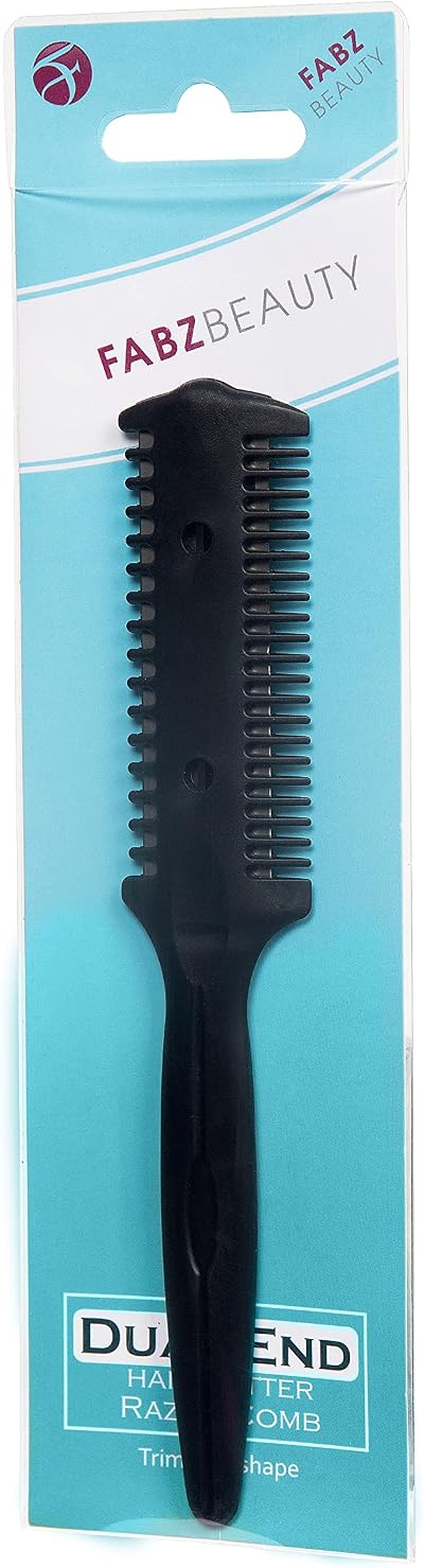 Fabz Beauty Hair Thinning Comb Double Sided Trimmer Styling Razor Comb