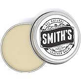 Smith&rsquo;s All Natural Leather Balm &ndash; 2 oz Tin | Handmade in Maine | All-Natural Beeswax, Cocoa Butter &amp; Almond Oil Leather Conditioner | Safe, Non-Toxic Care for Boots, Bags, and Furniture