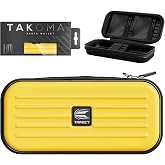 Target Darts Takoma Dart Case Wallet, Regular Size, Yellow | Store 3 Fully Assembled Darts &amp; Accessories | Dart Holder with Zip Lock Pouches, Store Flights, Shafts &amp; Swiss Points