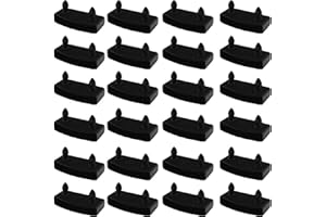 XIAONAN 24Pcs 55mm×9mm Plastic Bed Slat Cover Replacement Holders End Caps for Holding Securing Wooden Slats Bed Base