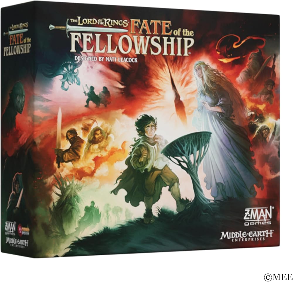 Z-Man Games The Lord of The Rings Fate of The Fellowship | Co-op Board Game