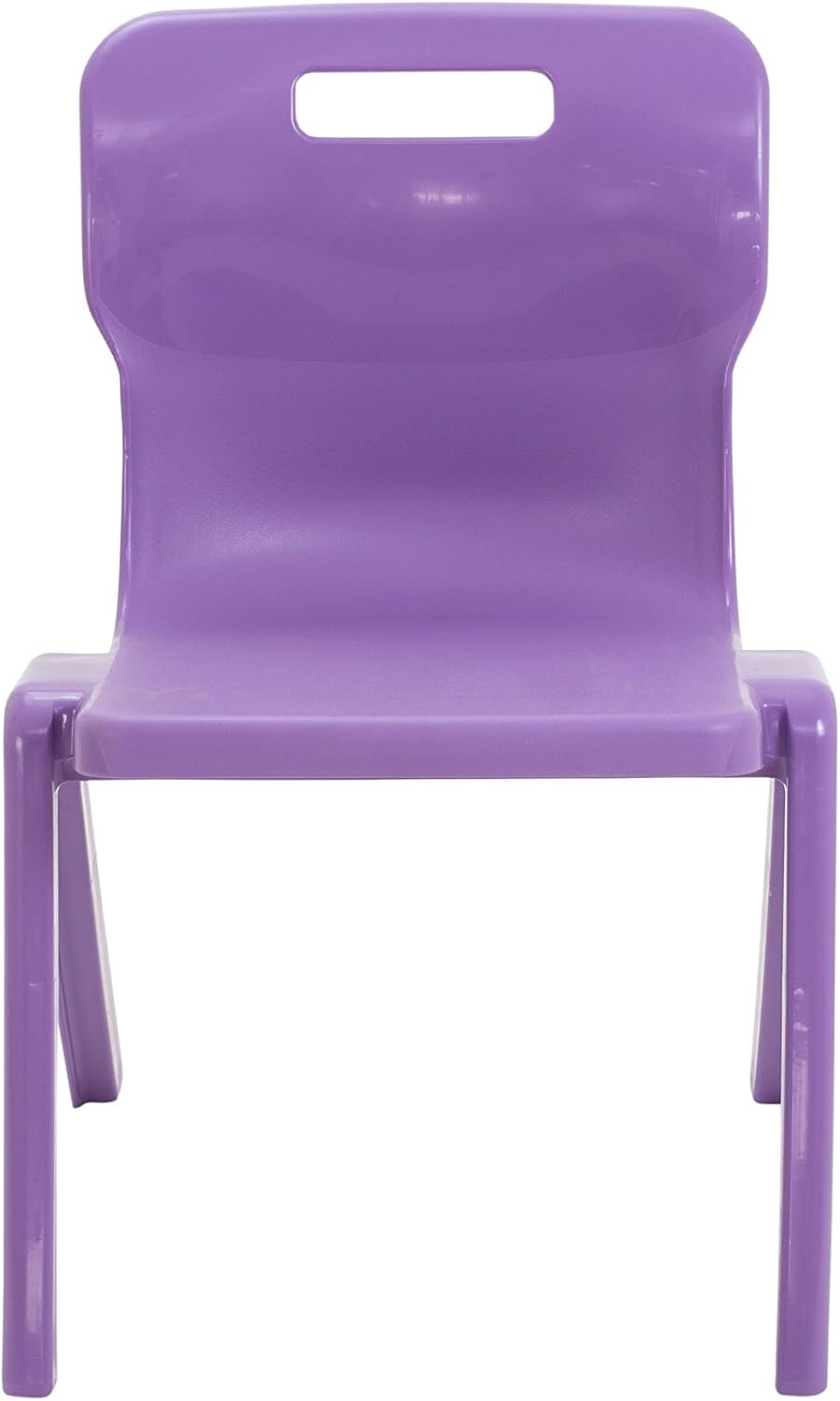 Titan One Piece Classroom Chair, Plastic, Purple, Size 5 for Ages 9-13 Years - Image 5